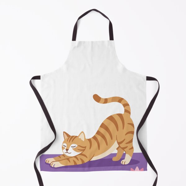 Item preview, Cute Orange Tabby Cat Doing Yoga Pose designed and sold by AIG - Andrei Ilie Graphics.