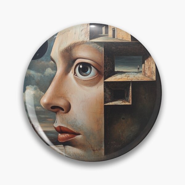 Item preview, surreal face surrealism designed and sold by MaciejPetelski.