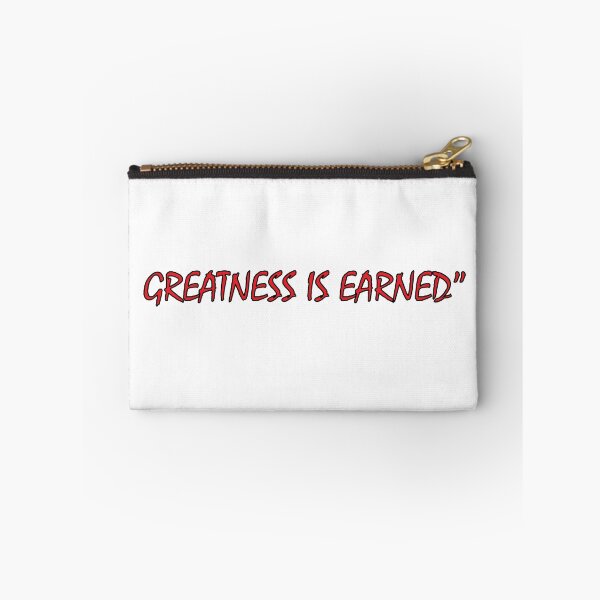 Item preview, Greatness is earned" designed and sold by Positive Mindzet!.