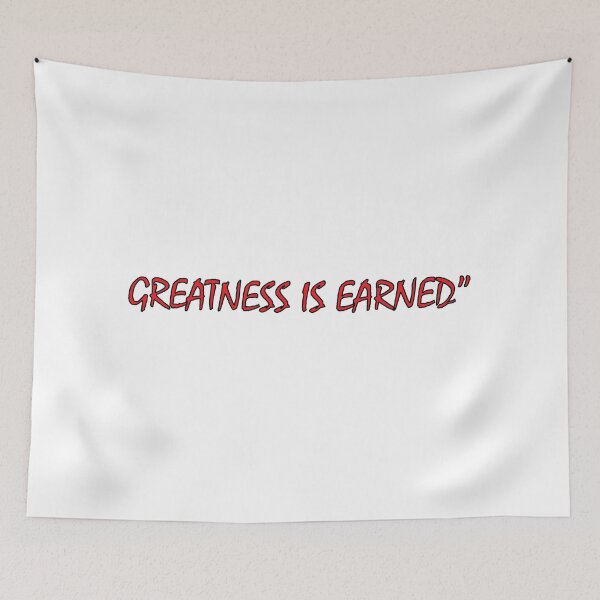 Item preview, Greatness is earned" designed and sold by Positive Mindzet!.