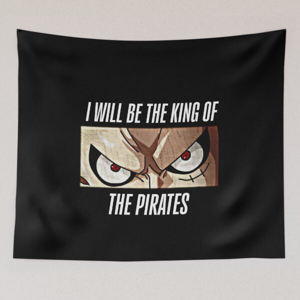 Item preview, Luffy Eyes I Will Be The King Of The Pirates Anime Streetwear designed and sold by VibeWear42‬‏.