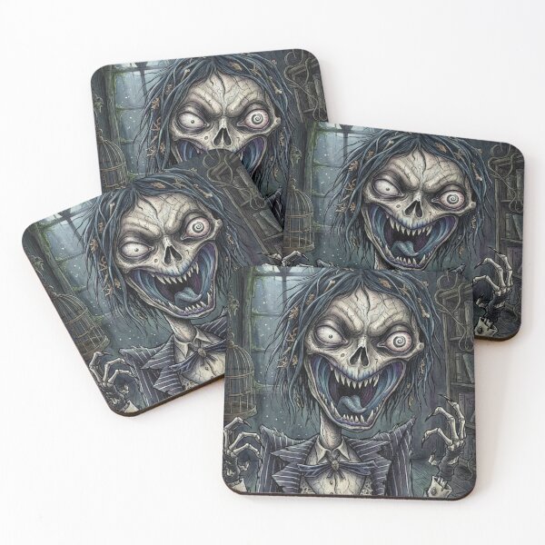 Item preview, The Laughing Man creepy monster portrait designed and sold by Vintage Designs +.