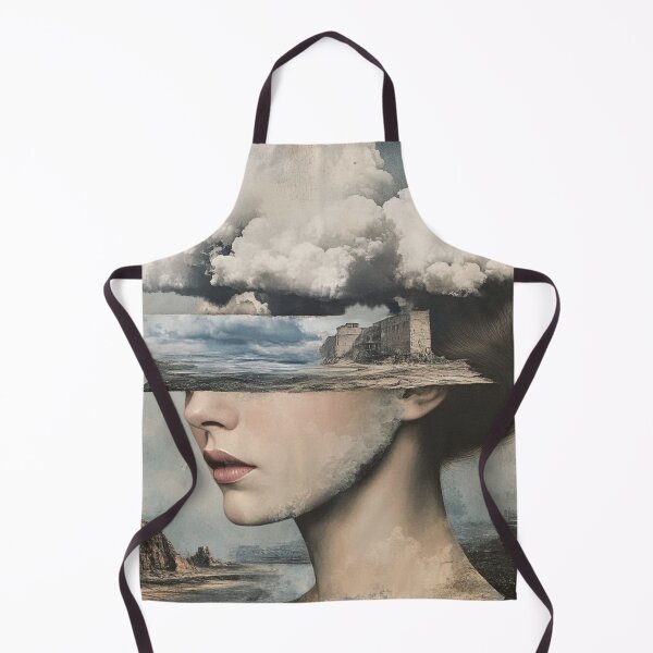 Item preview, surreal face castle surrealism designed and sold by MaciejPetelski.
