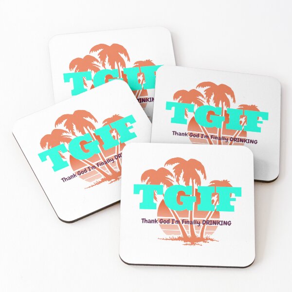 Item preview, TGIF - Thank God I'm Finally Drinking  designed and sold by CreationsbYKz.