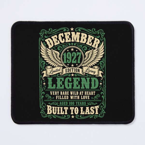 Item preview, December 1927 Legend – Vintage 100th Birthday, Aged 100 Years designed and sold by G350.