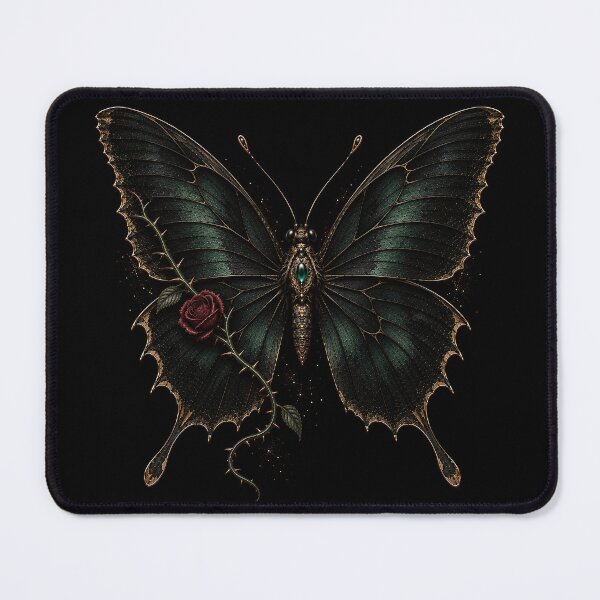 Item preview, Gothic Butterfly | Victorian Dark Academia Nature Art designed and sold by Briarmoire.