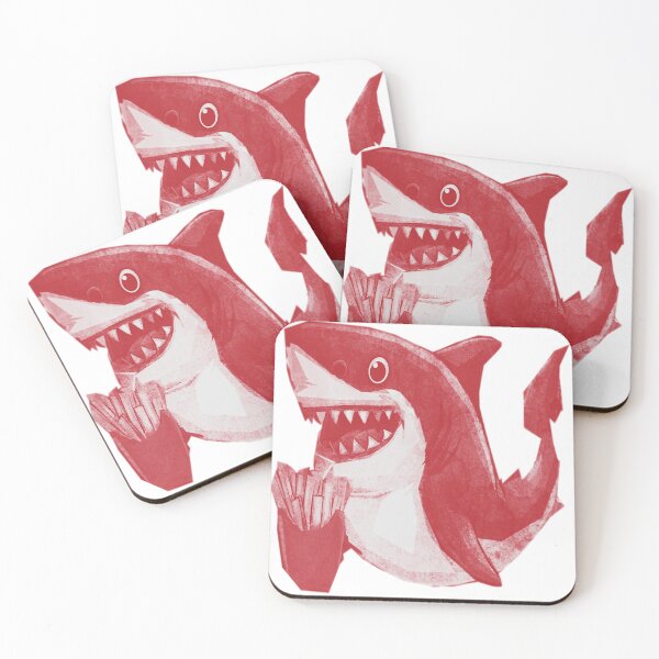 Item preview, Cute French Fries Shark designed and sold by kinpirks.