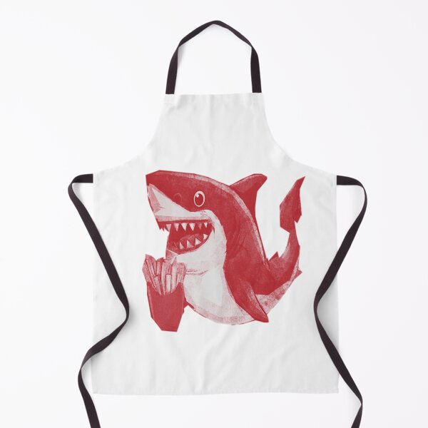 Item preview, Cute French Fries Shark designed and sold by kinpirks.
