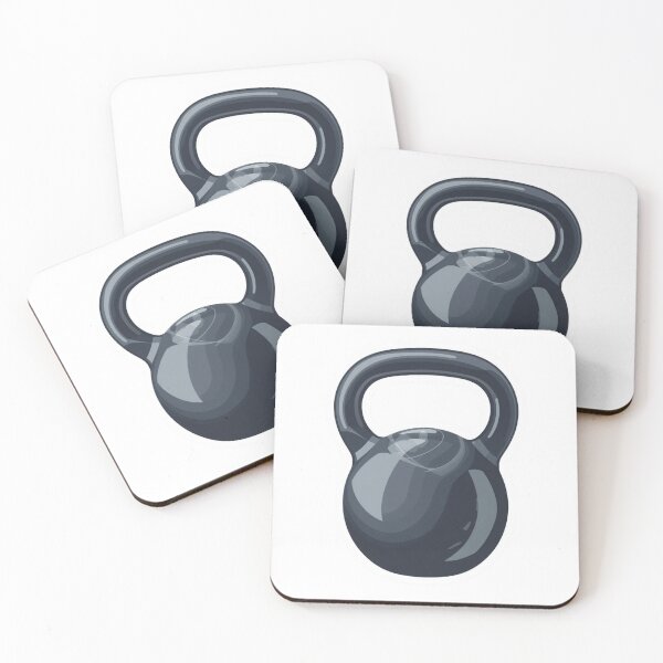 Item preview, Metallic Kettlebell Silence and Focus Sticker designed and sold by Stylestickers55.