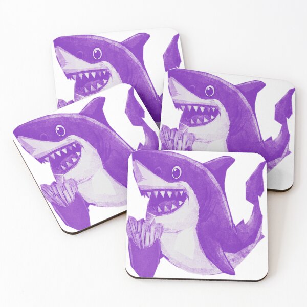 Item preview, Cute French Fries Shark designed and sold by kinpirks.