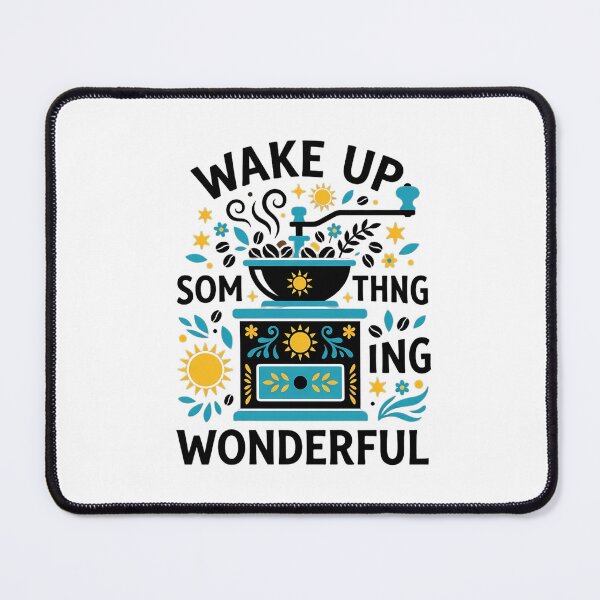 Item preview, Vintage Coffee Grinder with Beans Folk Art Illustration designed and sold by SHOP-Corner.