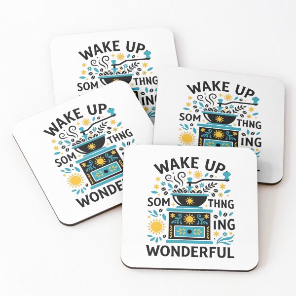 Item preview, Vintage Coffee Grinder with Beans Folk Art Illustration designed and sold by SHOP-Corner.