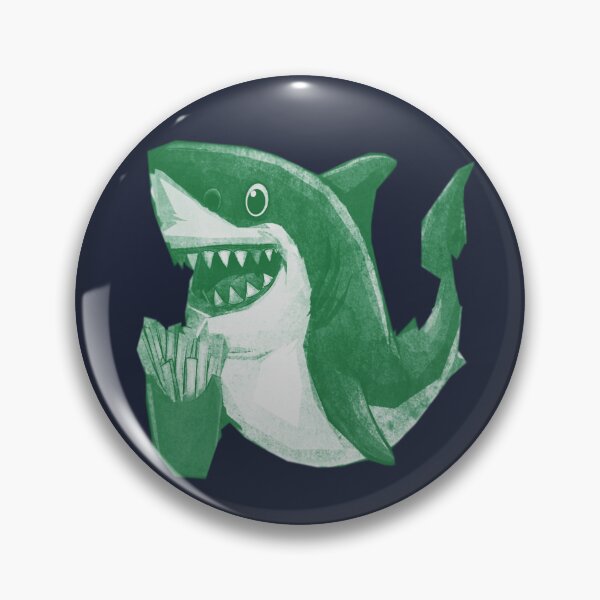 Item preview, Cute French Fries Shark designed and sold by kinpirks.