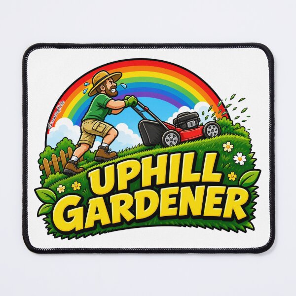 Item preview, Uphill Gardener designed and sold by SwearingKids.