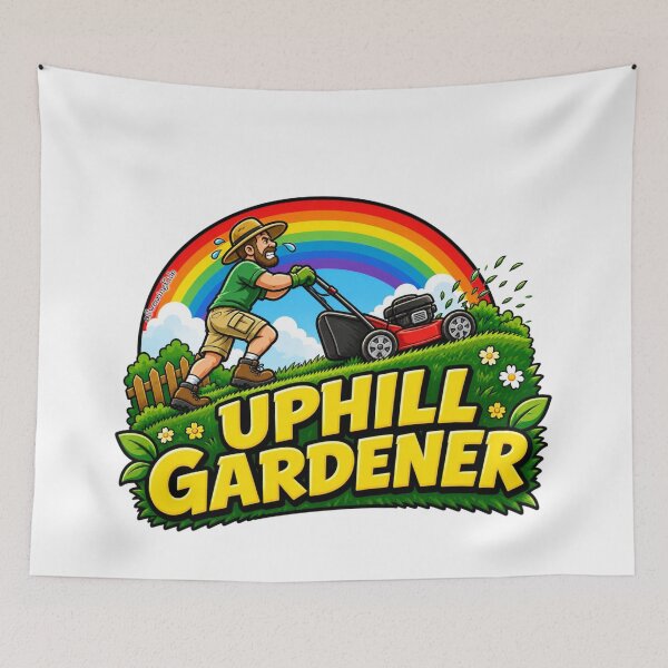 Item preview, Uphill Gardener designed and sold by SwearingKids.