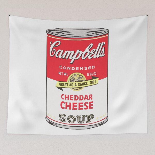 Item preview, Andy Warhol - Sopa Campbell's II Queso Cheddar Pop Art designed and sold by LeGrizou.