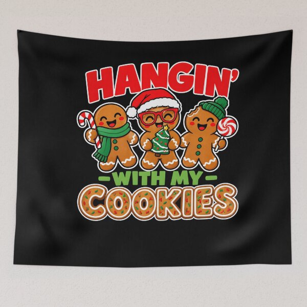 Item preview, Hangin With My Cookies Funny Teacher Christmas Gingerbread designed and sold by clothesy7.
