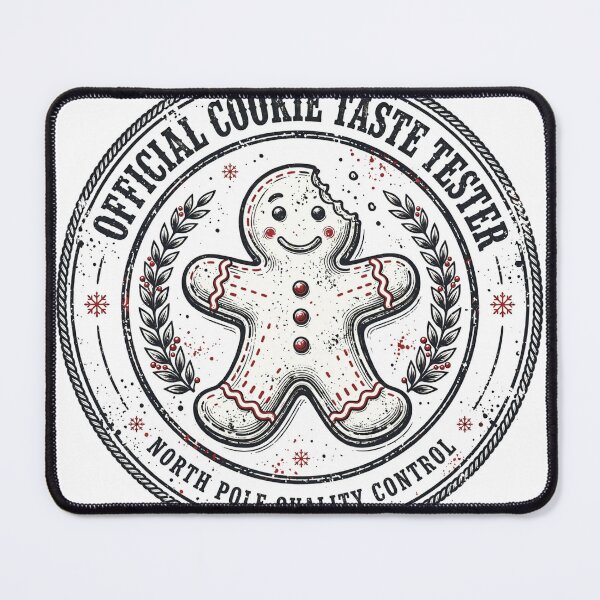Item preview, Official Cookie Taste Tester Funny Gingerbread Christmas T-Shirt designed and sold by ApparelOutpost.