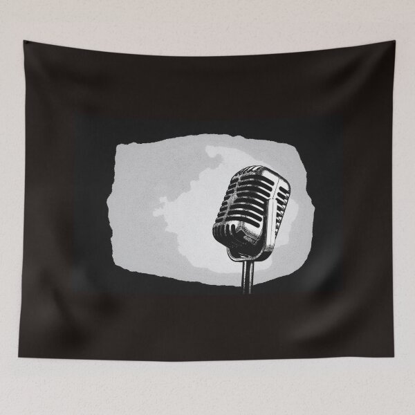 Item preview, comic-style microphone designed and sold by LynxZP.