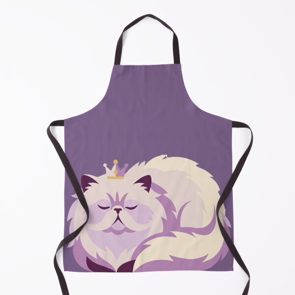 Item preview, Fluffy Persian Cat Wearing Tiny Gold Crown designed and sold by AIG - Andrei Ilie Graphics.