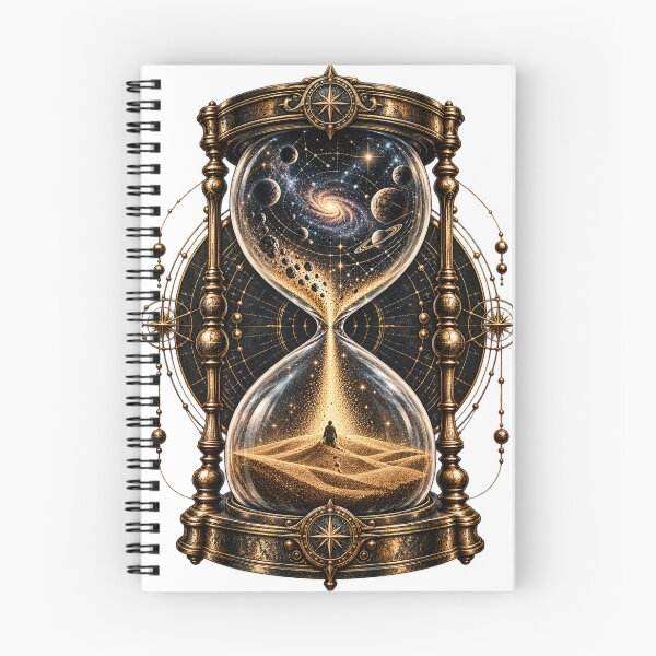 Item preview, Borrowed Time – Cosmic Hourglass Mortality Art designed and sold by THEunt0uchabl3.