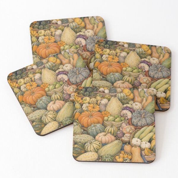 Item preview, Autumn Bounty: A Renaissance Feast of Squashes and Pumpkins designed and sold by Discount code.