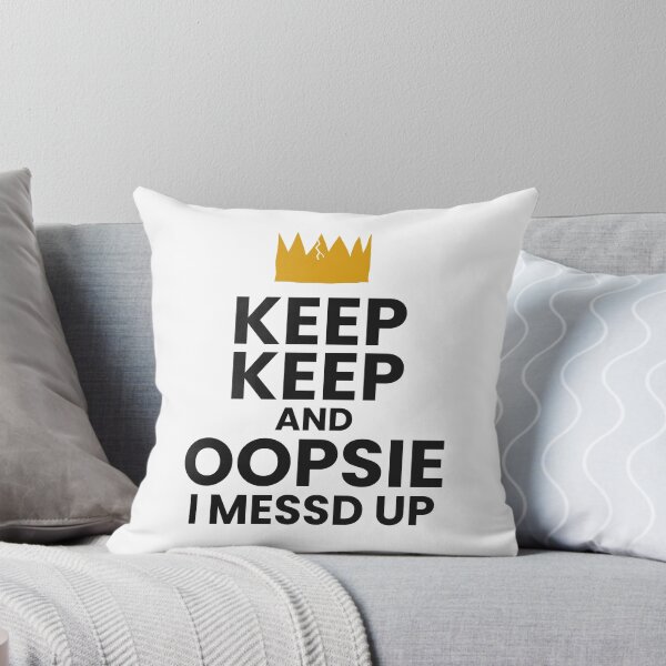 Item preview, Keep Keep and Oopsie I Messd Up Crown designed and sold by wordworking.