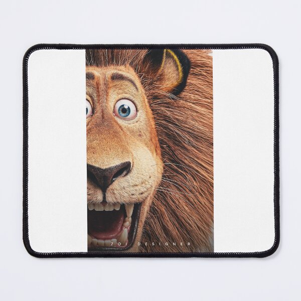 Item preview, Funny Lion Face – Crazy Wide Eyes Animal Art Sticke designed and sold by Sukuun.