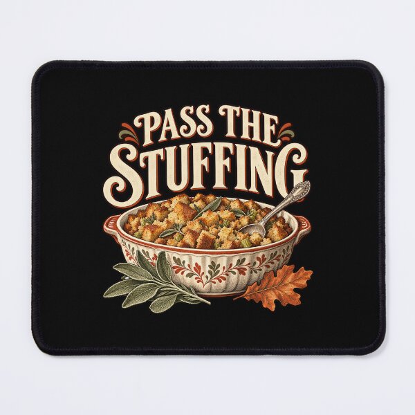 Item preview, Pass The Stuffing - Funny Thanksgiving Food designed and sold by Good Mood Foundry.