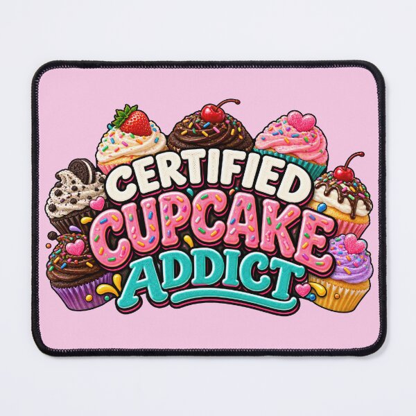 Artikelvorschau, Zertifizierte Cupcake-Süchtige entworfen und verkauft von Elisabeth Lucas.