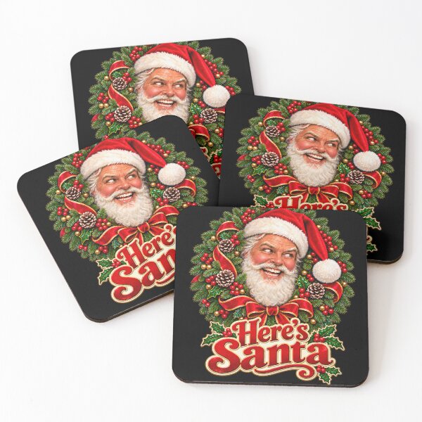 Item preview, Here’s Santa! Funny Christmas Door-Busting Design designed and sold by A5ranchmerch.
