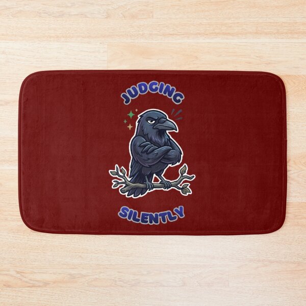 Item preview, Judging Silently Sarcastic Raven Bird designed and sold by ZeroContextArt.