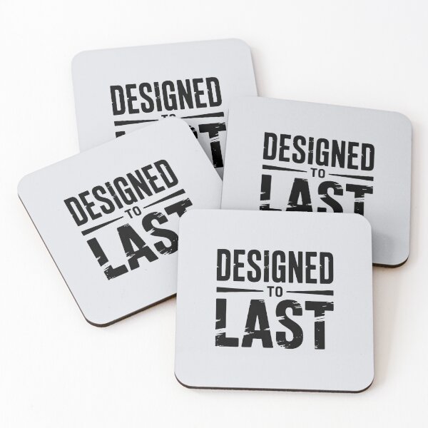 Item preview, Designed To Last – Minimalist Timeless Design Quote designed and sold by Jollys-ArtShop.