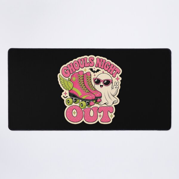 Item preview, Ghouls Night Out Retro Roller Skates Ghost designed and sold by Design Vibras.