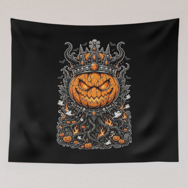 Item preview, The Pumpkin King Awakens designed and sold by DibujandoPorfa.