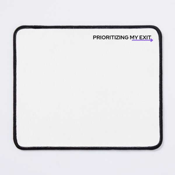Item preview, Prioritizing My Exit Minimalist Corporate Satire Typography designed and sold by PureTypeStudio.