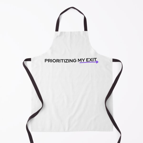 Item preview, Prioritizing My Exit Minimalist Corporate Satire Typography designed and sold by PureTypeStudio.
