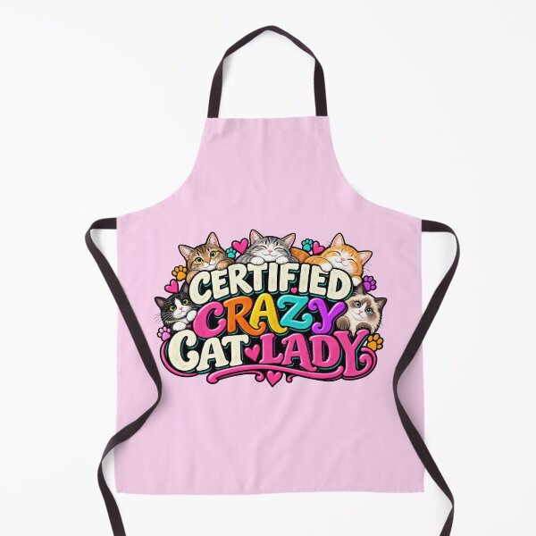 Item preview, Certified Crazy Cat Lady designed and sold by Elisabeth Lucas.