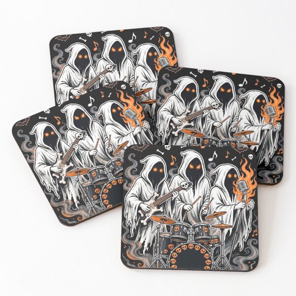 Item preview, Ghosts of Rock - Halloween  designed and sold by DibujandoPorfa.