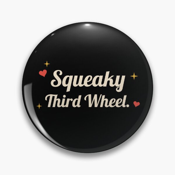 Item preview, Third Wheel: Funny Single Friend Gift (Dark-mode, neutral) designed and sold by wordworking.