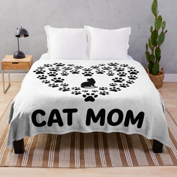 Item preview, Cat Mom Heart Shape With Paw Prints designed and sold by AIG - Andrei Ilie Graphics.