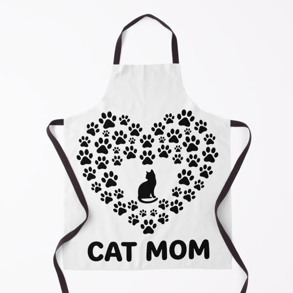 Item preview, Cat Mom Heart Shape With Paw Prints designed and sold by AIG - Andrei Ilie Graphics.