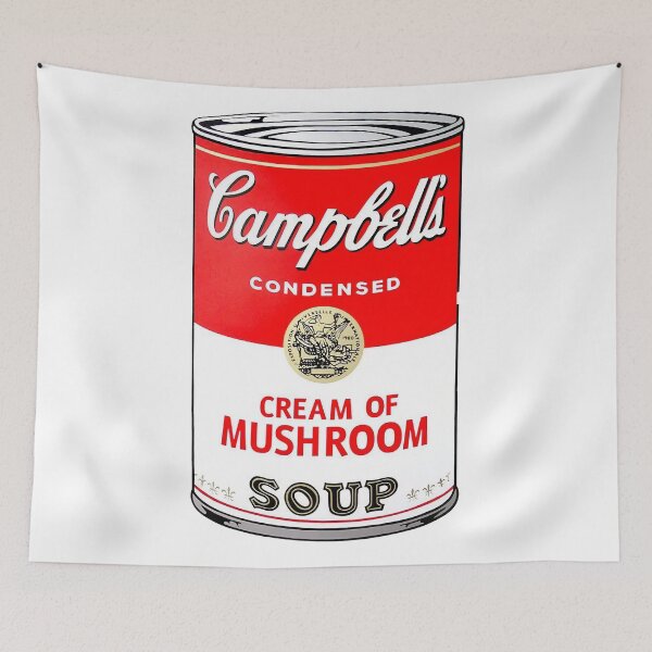 Item preview, Andy Warhol - Campbell's Cream of Mushroom Soup designed and sold by LeGrizou.