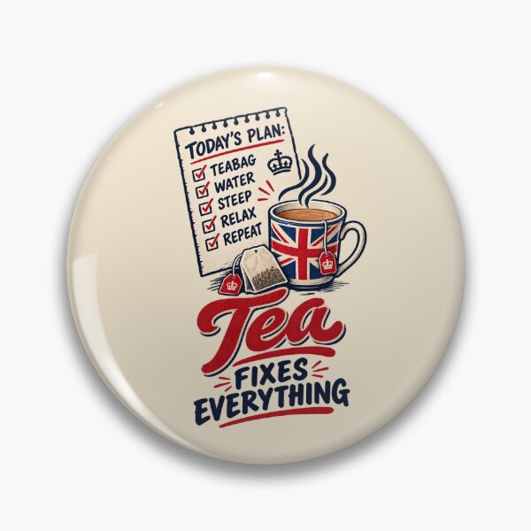 Item preview, Tea Fixes Everything  designed and sold by ClanRaeDesign.