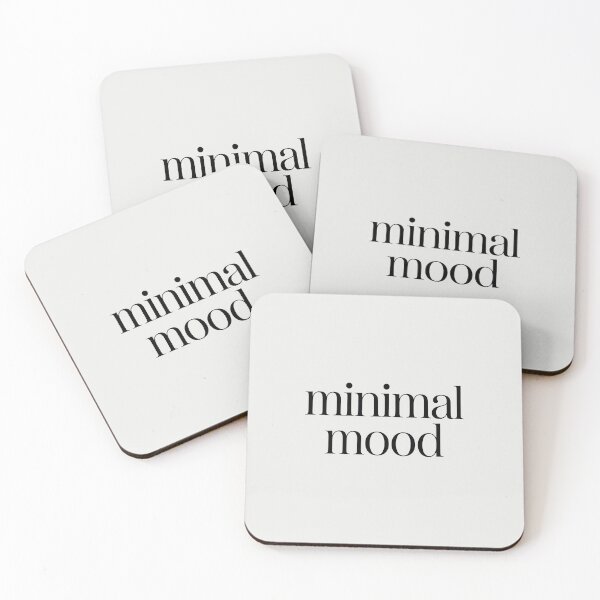 Item preview, Minimal Mood – Minimalist Aesthetic Typography designed and sold by Jollys-ArtShop.