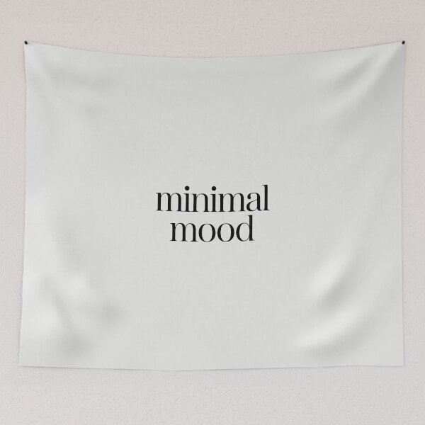 Item preview, Minimal Mood – Minimalist Aesthetic Typography designed and sold by Jollys-ArtShop.