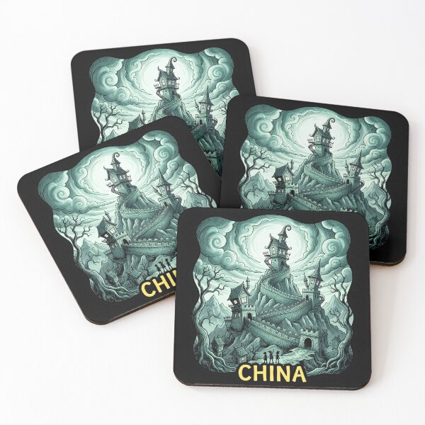 Item preview, Fantasy China: Great Wall and Mountains designed and sold by EdwinkOne.