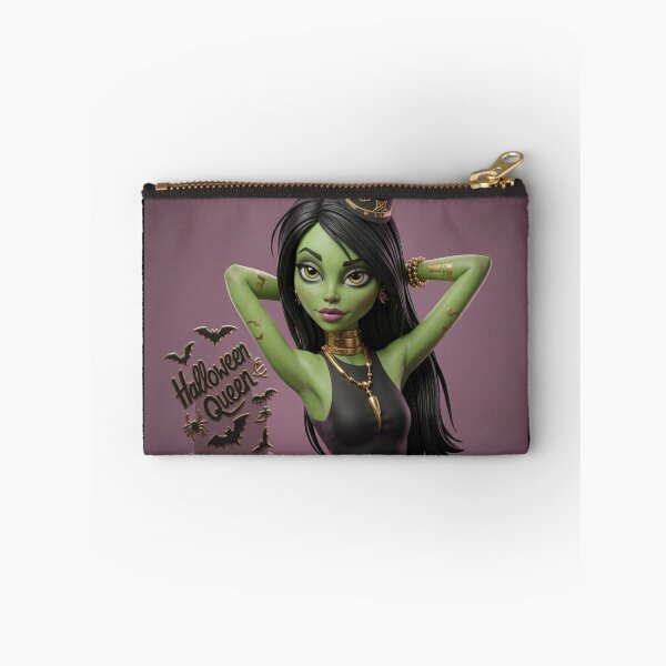 Item preview, Cute Green Halloween Witch design designed and sold by Vintage Designs +.