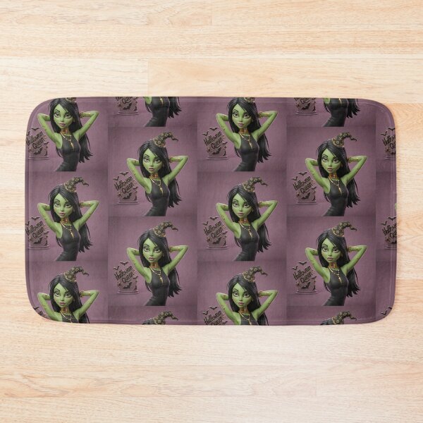 Item preview, Cute Green Halloween Witch design designed and sold by Vintage Designs +.