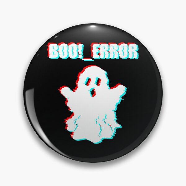 Artikelvorschau, BUH!_FEHLER – Lustiger Programmierer-Halloween-Glitch-Geist entworfen und verkauft von MeowMeowPuppy.
